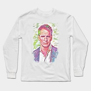 Scott Bakula Abstract Portrait Long Sleeve T-Shirt